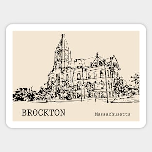 Brockton Massachusetts Sticker